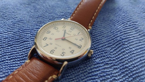 Timex weekender silber - weekender,